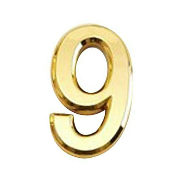 fastboy Mirror Like Golden 5cm Electroplated Plastic 0-9 Number Card KTV Hotel Room Door Number Signage