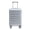Silver, variant on Merronix 20" ABS Hard Shell Large Travel Checked Luggage with 360° Spinner Wheels, Hardside Suitcase with Combination Lock and Side Hooks, Silver