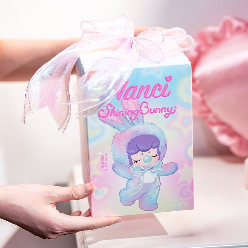 Rolife Nanci Shining Bunny 6Pcs Series Blind Box Handmade Decoration Surprise Box Children's Christmas Gifts