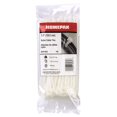 thumbnail image 2 of 100 Pack 7" White Cable Ties, 2 of 2