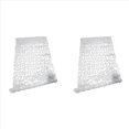 thumbnail image 1 of 2X Alfombrilla de Baño de Guijarros para Bañera, Alfombrilla Antideslizante para Bañera en la Ducha (Transparente), 1 of 3