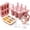 Pink, variant on Baby Teething Popsicle Set, Baby Ice-Popsicle Mold & Silicone Baby Fruit Feeders with Freezer Tray, BPA-Free, Dishwasher Safe, Freezer Safe - Pink