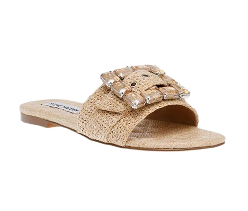 Steve Madden Boardwalk Women's Sandals Tan Leather Size 10 M