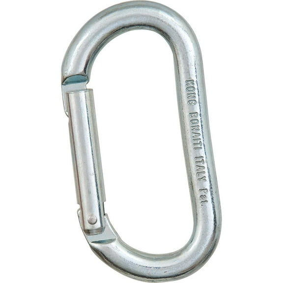 Kong Kong Steel Oval & D Steel Oval Keylock Kong Carabiners Set - Heavy-Duty Climbing Gear