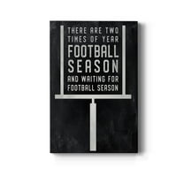Football Season Premium Gallery Wrapped Canvas - Ready to Hang - 32 x 48
