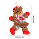 thumbnail image 1 of Adornos navideños de felpa para árbol de Navidad, muñeco de peluche, alce, Papá Noel, muñeco de nieve, decoración colgante, 1 of 4