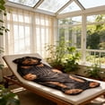 thumbnail image 3 of COM1950s Adult Sleeping Bag, Plush Body Pillow for Adults, Oversized Nap Mat, Soft Flannel Lounger, Indoor Sleeping Pad, 3 of 9