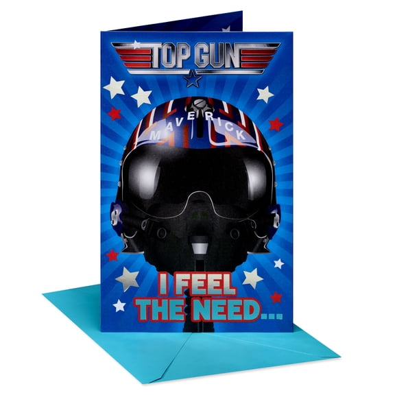 American Greetings Paramount's Top Gun Father's Day Card for Dad (Feel the Need)