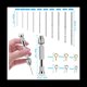 thumbnail image 3 of Kit de Herramientas de Resina con 2 Pieza de Broca Manual de Tornillo de Fijación 20 Piezas de Broca Y 800 Piezas de Pernos de Ojo de Tornillo para Hacer Colgantes de DIY, 3 of 5
