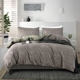 thumbnail image 1 of Funda Nórdica Rey Botánico Algodón Premium 3 Piezas Juego de Cama Chic Gris, 1 of 9