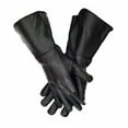 thumbnail image 2 of Medieval Gauntlet Leather Cosplay Gloves Long arm cuff, 2 of 5