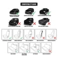 thumbnail image 6 of Genuine Dickies Black Peterson 3-Piece Vegan Leather Automotive Seat Cover Set, 6 of 6