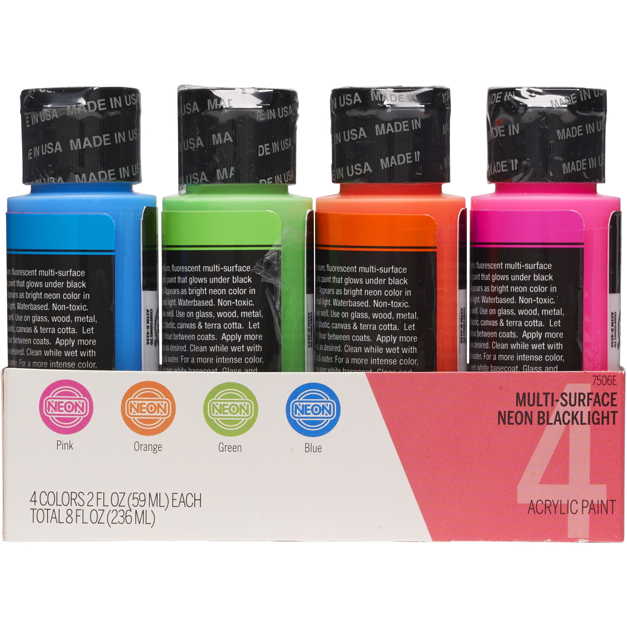 Price/48 /Pack1-oz. Color Splash! Neon Acrylic Paint Pass Around Pack •  Price »