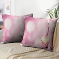 thumbnail image 4 of LALILO Throw Pillow Covers Birthday Cupcake Birthday Cake Cupcake Pink Cushion Cover 18" x 18", 2 Pack, 4 of 6