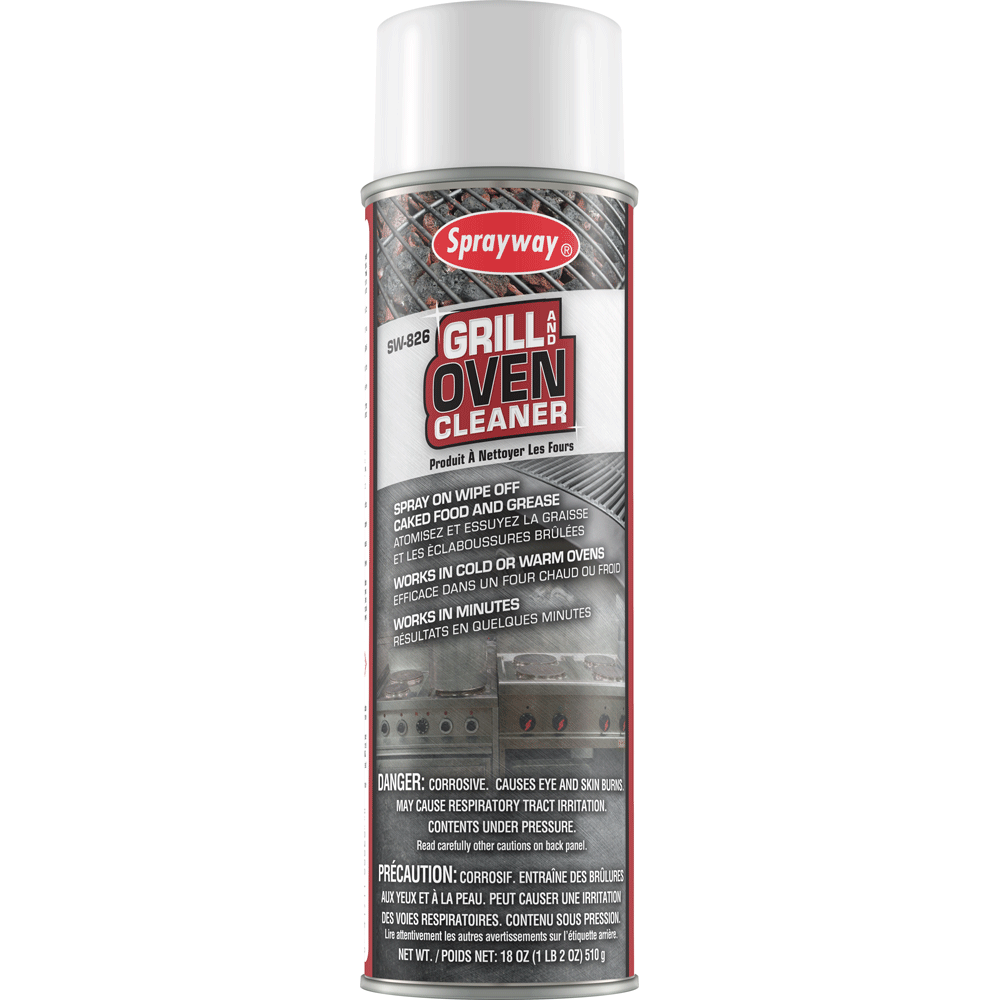 Sprayway 826 Grill & Oven Cleaner 18 oz