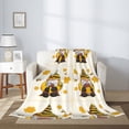 thumbnail image 2 of Rateoe Beekeeper Gnome Holding A Glass Pattern Flannel Throw Blanket, Ultra-soft Blanket for Bed, Couch, Car, Hypoallergenic Anti-pilling blanket-50"x40"(Vertical), 2 of 6