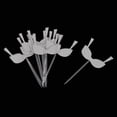 thumbnail image 1 of 10 Pcs Topper de tarta Perfecl Brillos De Papel Preestablecer De Plata, 1 of 8