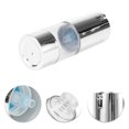 thumbnail image 3 of Ofertas Únicas 1 Pc Botella de Loción Portátil U-Shape Sin Aire para Viajes Gimnasio Camping al Aire Libre Tono Plateado-15ml, 3 of 6