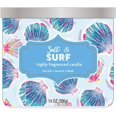 thumbnail image 2 of Mainstays Salt & Surf and Bright Hibiscus Scented 3-Wick Candle, 14 oz., 2-Pack, 2 of 10