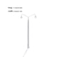 thumbnail image 5 of Kearding Model Railway Lamp Classical 1:87 Scale Props Accessories Park Double-Heads Light LED Streetlight Landscape Decorations Type2 NO2, 5 of 6
