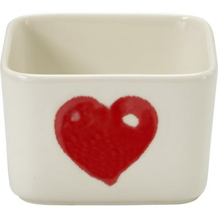 - Celebrations by Precious Moments 171522 7 oz Valentine's Day Heart Porcelain Appetizer and Dip Serving Bowl 2.25-inches