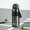 Black, variant on Outdoor Sports Water Bottle, 910ml High-Capacity Leakproof Kettle, Heat/Cold Resistant Dual Drinking Modes, One-Touch Lid for Gym Hiking Summer Hydration
