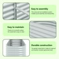 thumbnail image 3 of vidaXL Raised Garden Bed Raised Flower Bed Raised Garden Box Galvanized Steel, 3 of 9