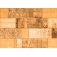 thumbnail image 1 of Ahgly Company Indoor Rectangle Patchwork Orange Transitional Area Rugs, 2' x 5', 1 of 1