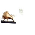 thumbnail image 1 of Estatua de toro abstracta,Escultura de toro decoración del hogar Figura de buey decorativa,Adhesivo de pared,Pegatinas de pared de vides colgantes para dormitorio,Calcomanía de pared con, 1 of 8