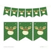 Pennant Party Banner Rustic Woodland Forest Moose