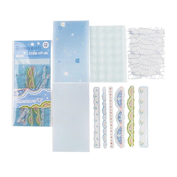 Scrapbooking Border Decorations Retro Journaling Decorative Paper For Journal Memory Book Card Making Gift Packaging