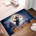 thumbnail image 2 of Happy Halloween Australian Shepherd Witch Pumpkins Bats Doormat Aussie Dog Lover Gifts Indoor Outdoor Welcome Mat - 13012, 2 of 5