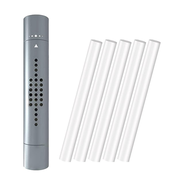 Ambientador para coche con clip, difusor de aromaterapia creativo para hombres y mujeres, fácil de usar. Gris