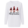 thumbnail image 4 of Aloohaidyvio Christmas Tops,Womens Christmas Sweatshirt Fashion Print Round-Neck Pullover Tops Long Sleeve Comfortable Blouse, 4 of 5