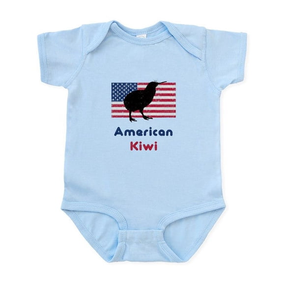 CafePress - American Kiwi Infant Bodysuit - Baby Light Bodysuit, Size Newborn - 24 Months
