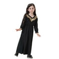 thumbnail image 5 of Krdevn Girls Ethnic Abaya Dress - Elegant Long Sleeve Maxi with V-Neck, Ruffle Detail Modest Party Wear for Teen,10-11 Years, 5 of 7