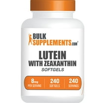 BulkSupplements Lutein with Zeaxanthin Softgels, Vision & Eye Health, 240 Softgels, 240 Servings