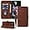 Brown, variant on 12 Mini Phone Case,for iPhone 12 Mini Wallet Case,[Kickstand][Wrist Strap][Card Holder Slots] TPU Interior Protective for iPhone 12 Mini Case,PU Leather Folio Flip Cover for iPhone 12 Mini (Purple)