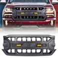 thumbnail image 1 of AMERICAN MODIFIED Armor Grille for 2016-2019 Chevy Silverado 1500, Matte Black, 1 of 12