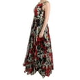 thumbnail image 2 of Dolce  Gabbana Floral Maxi Gown with Sunflower Print and Crystals, 2 of 11