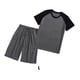 thumbnail image 5 of Minnieouse 1 Juego de ropa de dormir para hombre, manga corta, primavera verano, cuello redondo, Color sólido, para interiores y exteriores, pijamas para Pijama L Minnieouse AP019078-01, 5 of 6