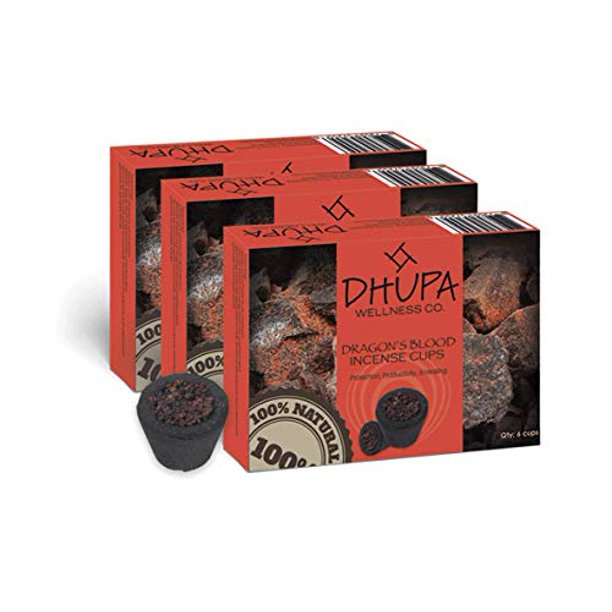 Ancientveda Dragon S Blood Incense Smudge Cups 3 Packs Of 6 Smudge Cups For Purification Cleansing Meditation Yoga Dragon S Blood Walmart Com Walmart Com