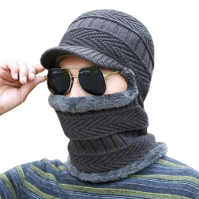 SharkTRUE All-in-One Winter Warm Hat, Neck Gaiter & Gloves Set: Ultimate Cold Protection