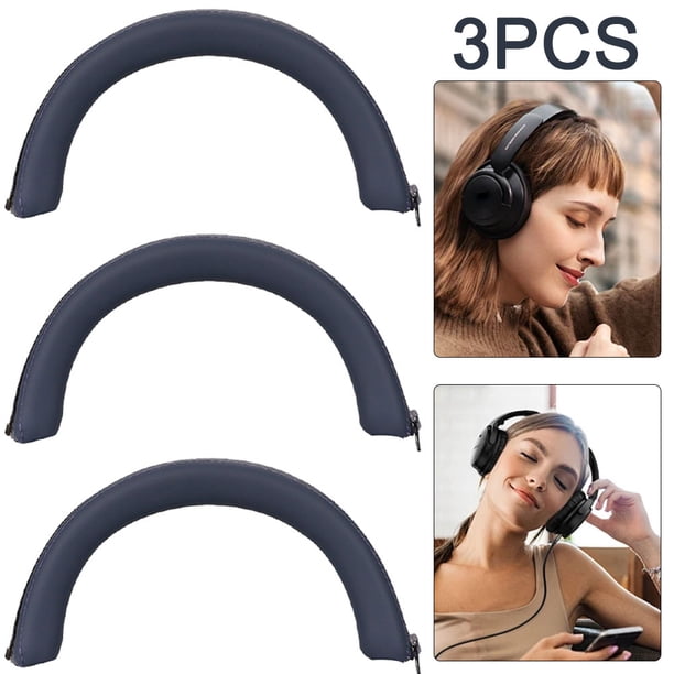 Protectores diadema silicona lavables para WH-1000XM5 (oscuro) color azul 3 uds.