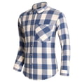 thumbnail image 4 of Gubotare Men's Dress Shirts Casual Button Down Shirt Long Sleeve Shirts (E,XXL), 4 of 5