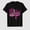 Black-1, variant on Women's Breast Cancer Awareness Pink Ribbon Graphic T-Shirt, 100% Cotton Short Sleeve Shirt