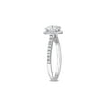 thumbnail image 2 of 1.32 Carat (Ctw VS1-VS2, G-H) Lab-Grown Diamond Halo Engagement Ring in 14K White Gold for Women, 2 of 6