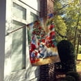 thumbnail image 2 of Great Pyrenees and Santa Claus House Flag, 2 of 7