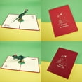 thumbnail image 3 of POINTERTECK 3D Dinosaur Happy Birthday Card Tyrannosaurus Card Kid Funny Greeting Cards, 3 of 6