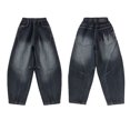 thumbnail image 5 of CAIXIA Boys Baggy Jeans Back To School Kids Wide Leg Denim Pants Baggy Loose Fit Vintage Trousers High Elastic Waisted Streetwear Preppy Clothes with Pockets, 5 of 5